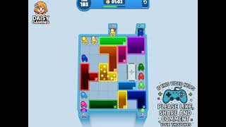 Drop Away Level 185 Walkthrough