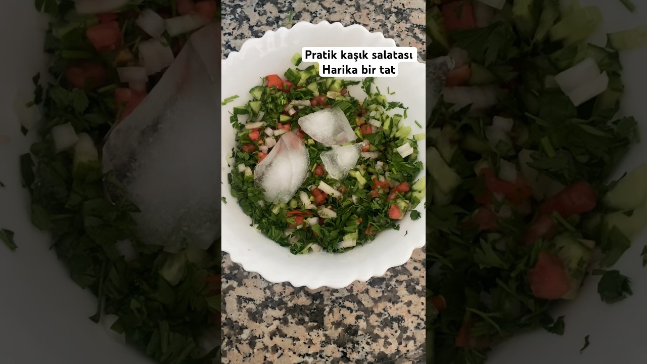 Kaşık salatası nasıl yapılır | Pratik salata tarifi #salata #yemektarifleri #salatatarifleri Kaşık salatası nasıl yapılır | Pratik salata tarifi #salata #yemektarifleri #salatatarifleri