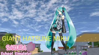 Giant Hatsune Miku Short Film Sakura School Simulator