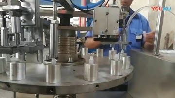 Semi automatic super glue filling capping machine