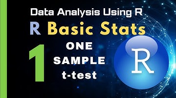 How to perform one sample t-test in R