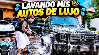 LAVANDO MIS AUTOS DE LUJO EN MI MANSIÓN | Adriano Zendejas | El Maestro Shifu