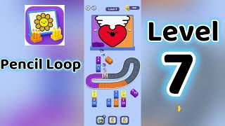 Pencil Loop Level 7 Walkthrough ✏️🧩| Tricky Drawing Puzzle Solution | Go Answer Profile