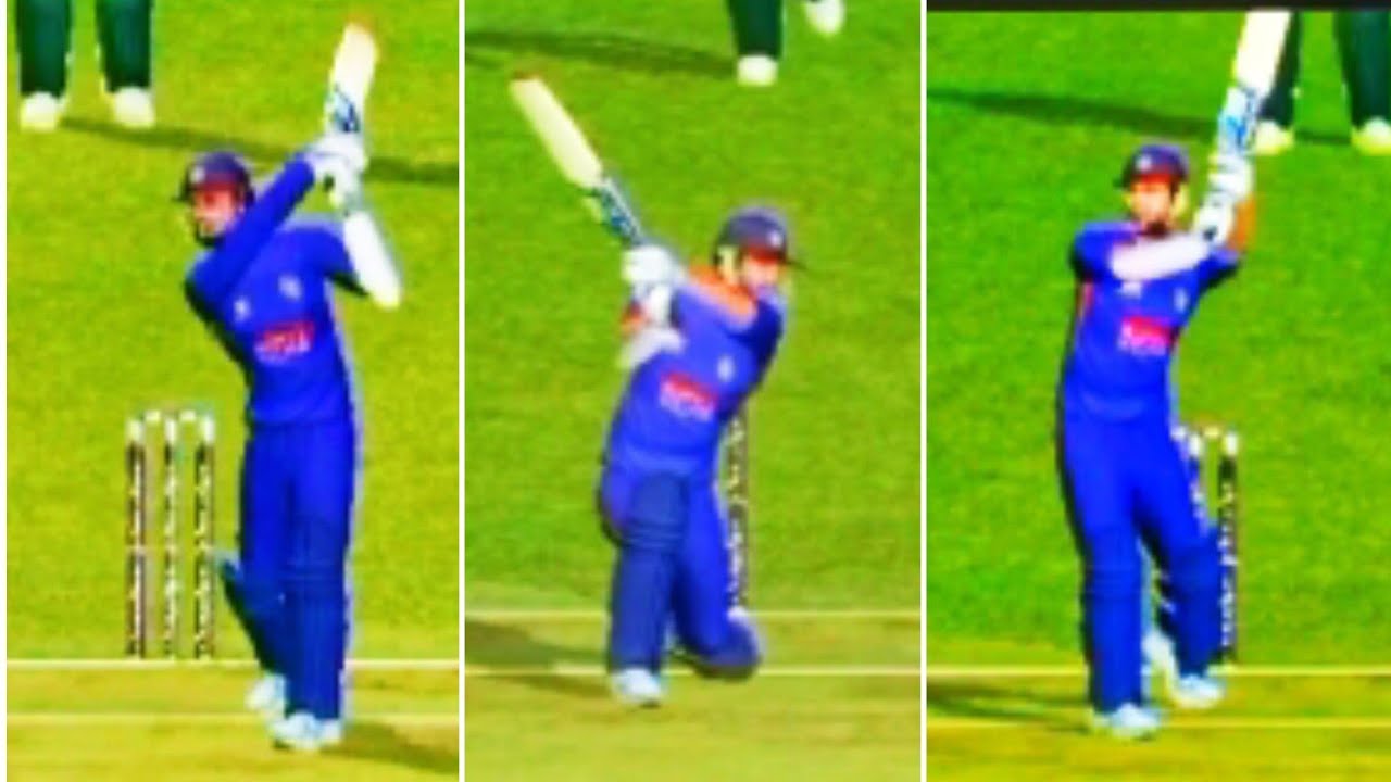Top new shot of brute batsman in real cricket 22 - YouTube