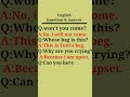 English Question &Answer | #english_language, #ইংরেজি_ভাষা_শিক্ষা, #spokenenglishwithkazol,