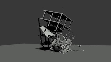 Thinking particles building demolition