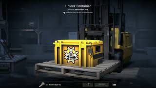 Cs2 Revolver case Gold Unboxing