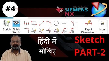 NX 12 CAD SKETCH Beginners Tutorial 03