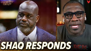 Shannon Sharpe reacts to Shaquille O'Neal calling Unc out for criticizing Jokic interview | Nightcap image