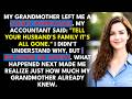 My Accountant Told Me To Tell My Husband's Family I'd Lost The Inheritance — What He'd Been Hidin...