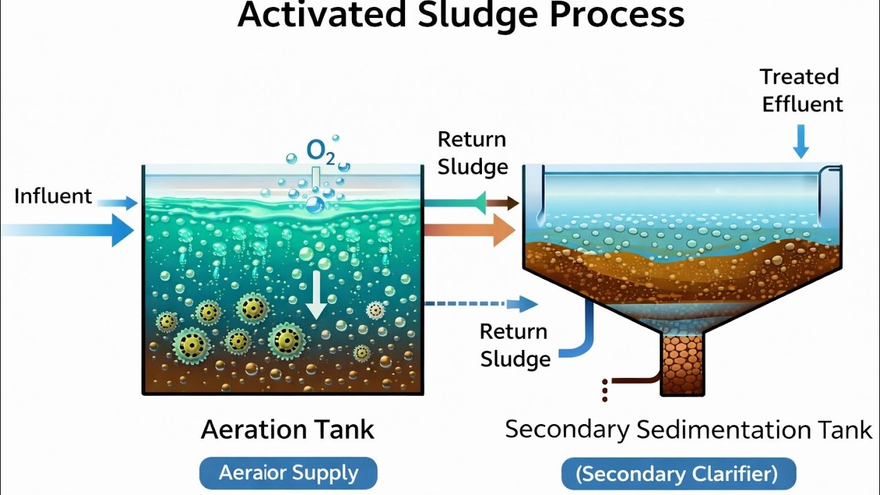 Activated Sludge Process: Experimental Procedure & Working Explained (Electronic Venita Unit)