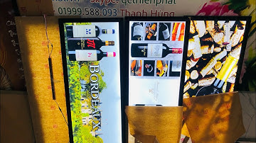 Hướng dẫn làm hộp đèn siêu mỏng cao cấp. Hộp đèn siêu mỏng. #tranhdiensieumong #hopdensieumong