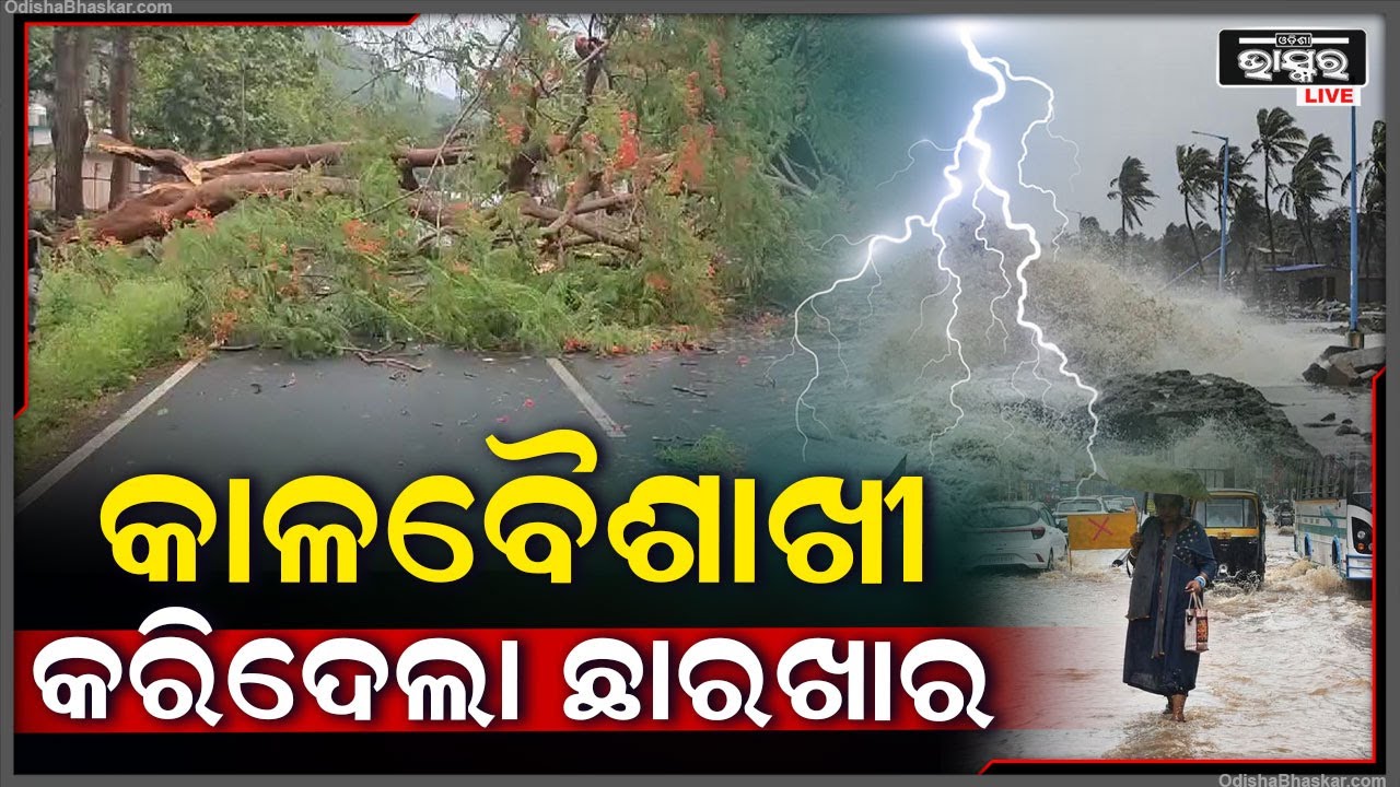 ଆସିଲା କାଳବୈଶାଖୀ ଆଉ କରିଦେଲା ସବୁ ଛାରଖାର I  କାଳବୈଶାଖୀର ତାଣ୍ଡବରେ ହନ୍ତସନ୍ତ ଅଞ୍ଚଳବାସୀ I
