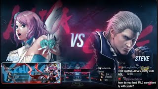 eyemusician (alisa) VS favianclub (steve) - Tekken 8 Rank Match