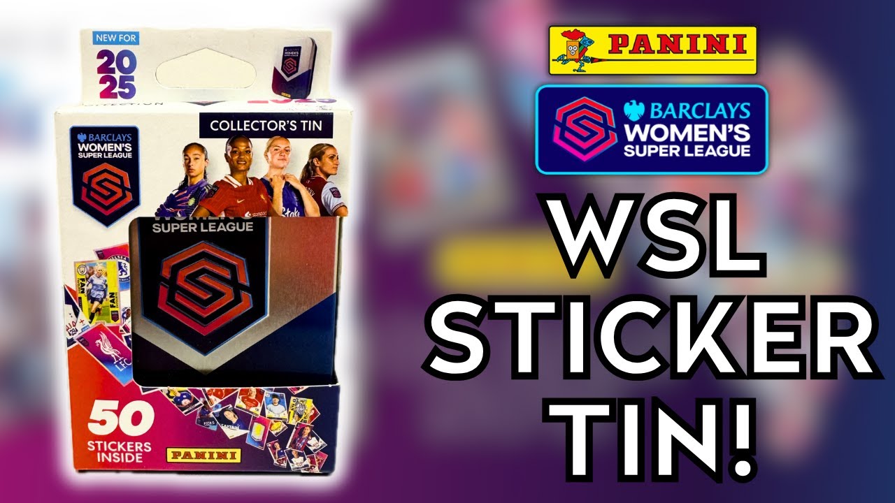 NEW POCKET TIN! | PANINI WSL 2025 STICKERS POCKET TIN OPENING!