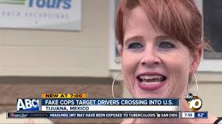 Full Fake police officers targeting drivers crossing into the US News