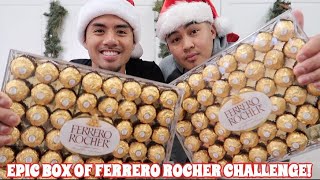 Waddup everyone! today marks the 1st of 12 food challenge xmas 2018!
vaughn and i went head to on biggest box ferrero rocher we could find
in ...