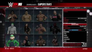 WWE 2K16- How To Download A Custom Superstar