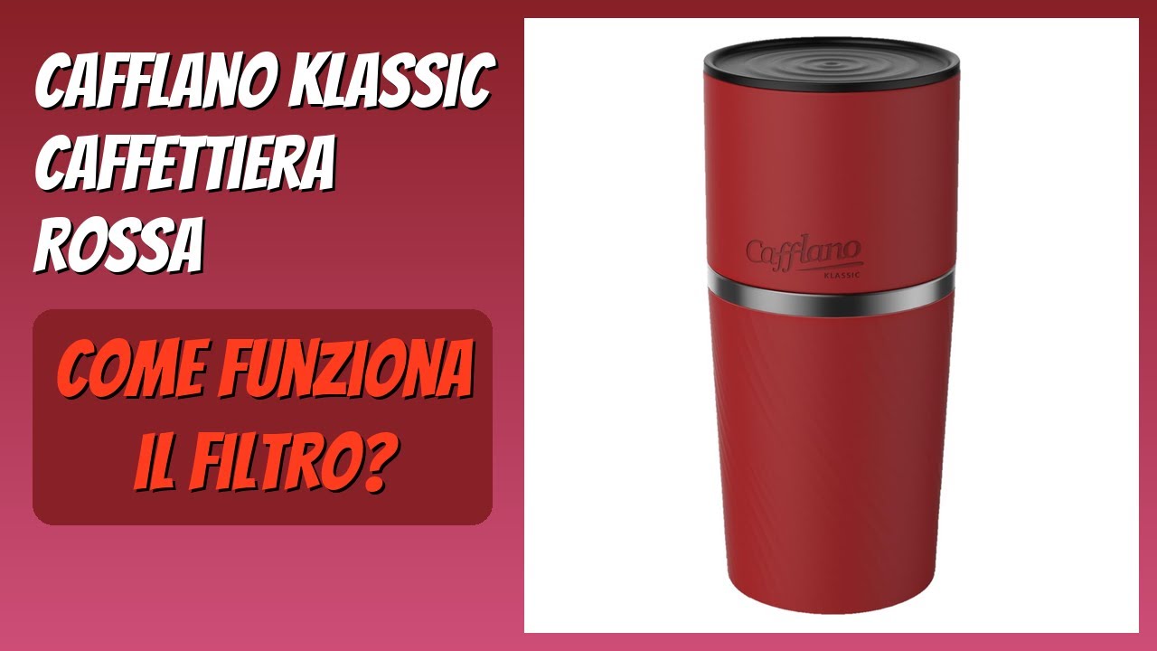 RECENSIONE (2026) : Cafflano Klassic Caffettiera Rossa. DETTAGLI