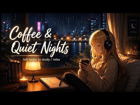 Coffee & Quiet Nights ☕ | Cozy Lofi Beats for Study, Work & Relax