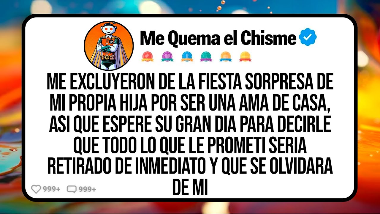 Me Excluyeron De La Fiesta Sorpresa De Mi Propia Hija Por Ser Una Ama De Casa, Así Que Esperé Su...