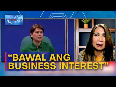 Reyes: Presidente at VP bawal magkaroon ng business interest habang nasa termino