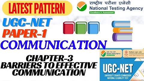 Communication For UGC NET Paper 1 | Barriers Of Communication| Latest Pattern 2025