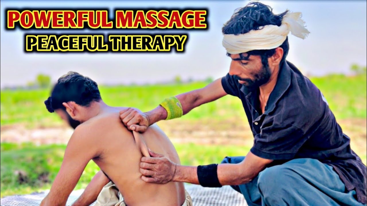 Bellybutton Massage + Head & Back ASMR by Sajju Master | Shoulder Therapy for Deep Healing Sleep