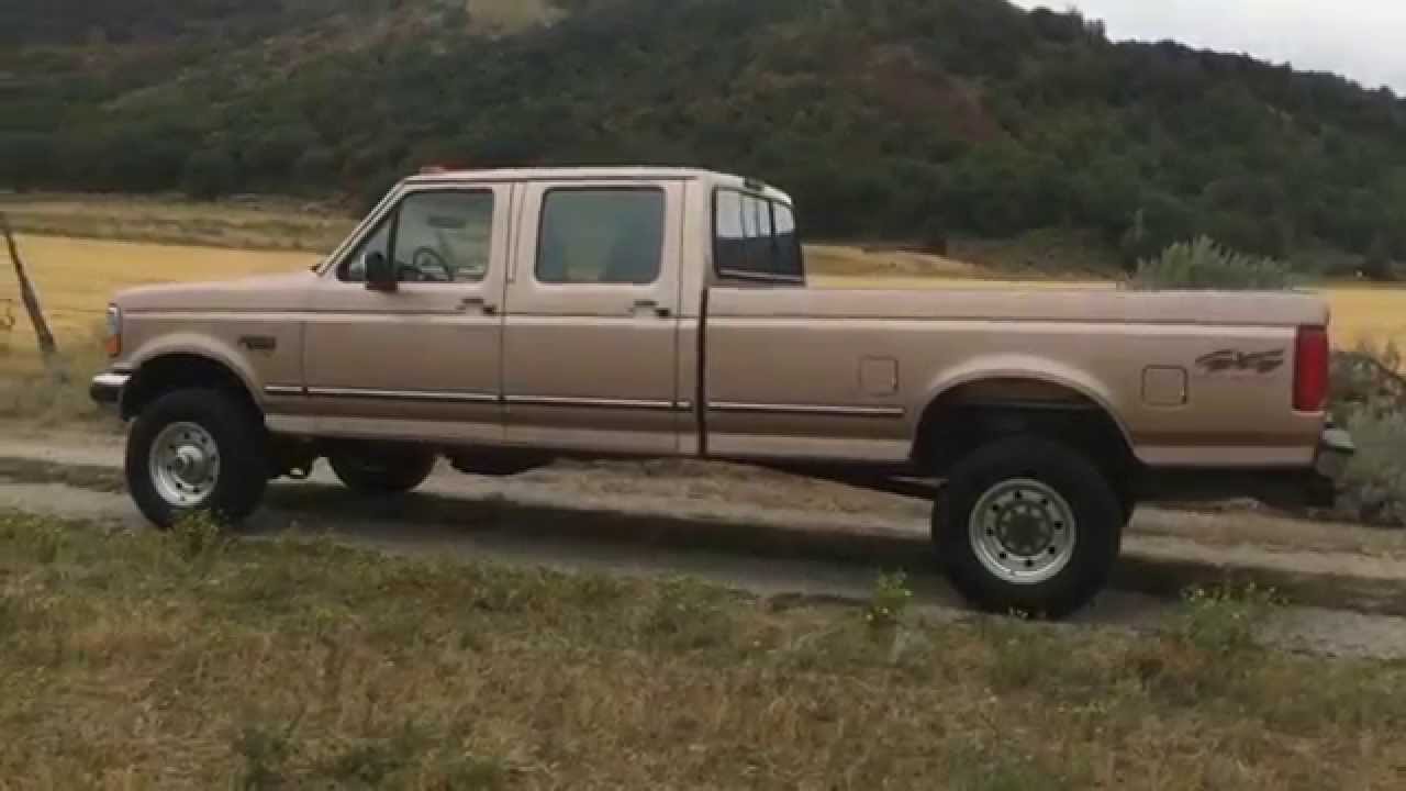 1997 Ford F350 Crew Cab 4wd Super Duty One Owner 130k Low Miles New Tranny W 3yr Wnty Youtube