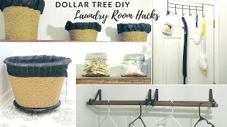 Hey everyone! my laundry room is finished! i made a few dollar tree
diy hacks and did some organizing in there! hope you enjoy can get
inspiration...