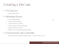 Developer Lab in Windows Azure
