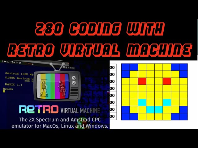 Z80 Coding with Retro Virtual Machine for the Amstrad CPC with