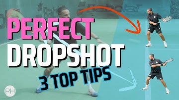 TOP 3 TIPS TO PERFECT YOUR DROPSHOT | Tennis Lesson | Tennis Coaching | PH Tennis