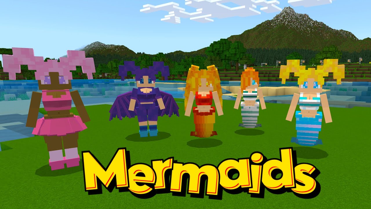 mermaids 🧜‍♀️ Transform & Tame Mermaids in Minecraft with Ex-Mermaids