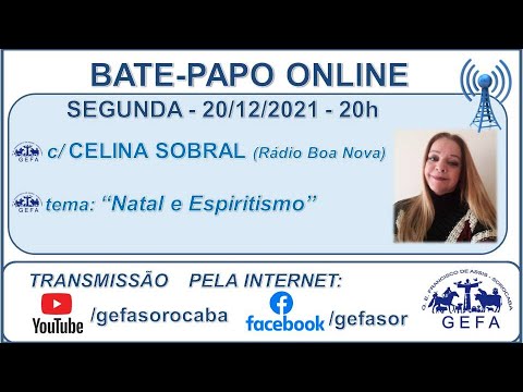 Assista: Bate-papo online - c/ CELINA SOBRAL (20/12/2021)