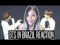 BTS IN BRAZIL REACTION (Boy Meets Evil + Girl Singing CYPHER PT.4 + Talk In Portuguese)