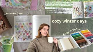 cozy vlog! journal tour & little things keeping me happy in winter