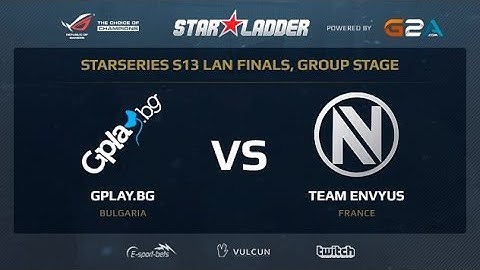 GPlay [TeamSpeak] vs EnVyUs SLTV StarSeries 13 Semifinal