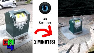 3D Scanning a trash can in 2 minutes for free screenshot 5