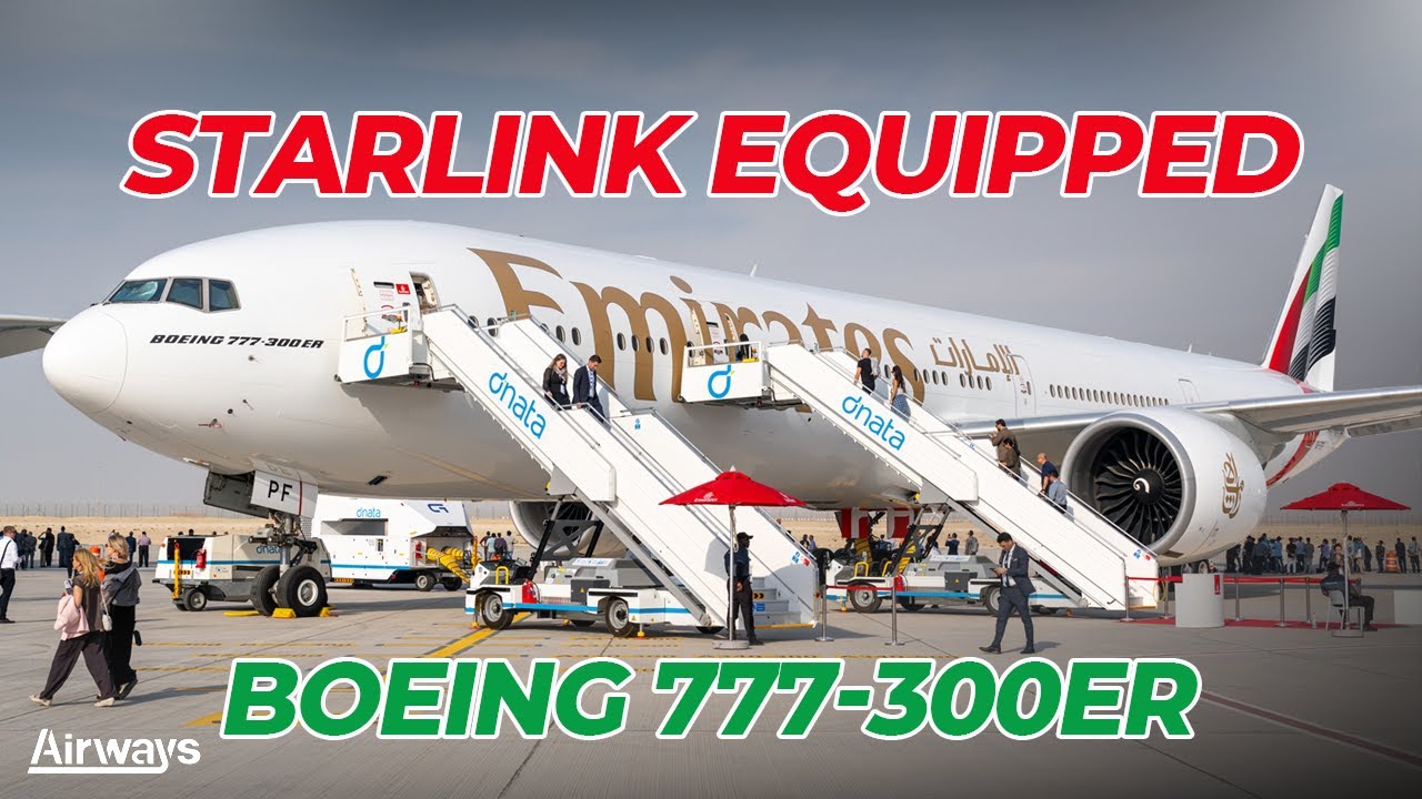 Inside Emirates' Starlink-Equipped Boeing 777-300ER | 