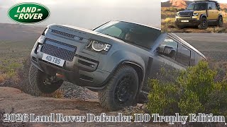 2026 Land Rover Defender 110 Trophy Edition Brings Back Camel Trophy Feels, Iconic Paint Color.