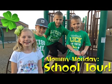 School Tour, Open House & Ice Cream || Mommy Monday