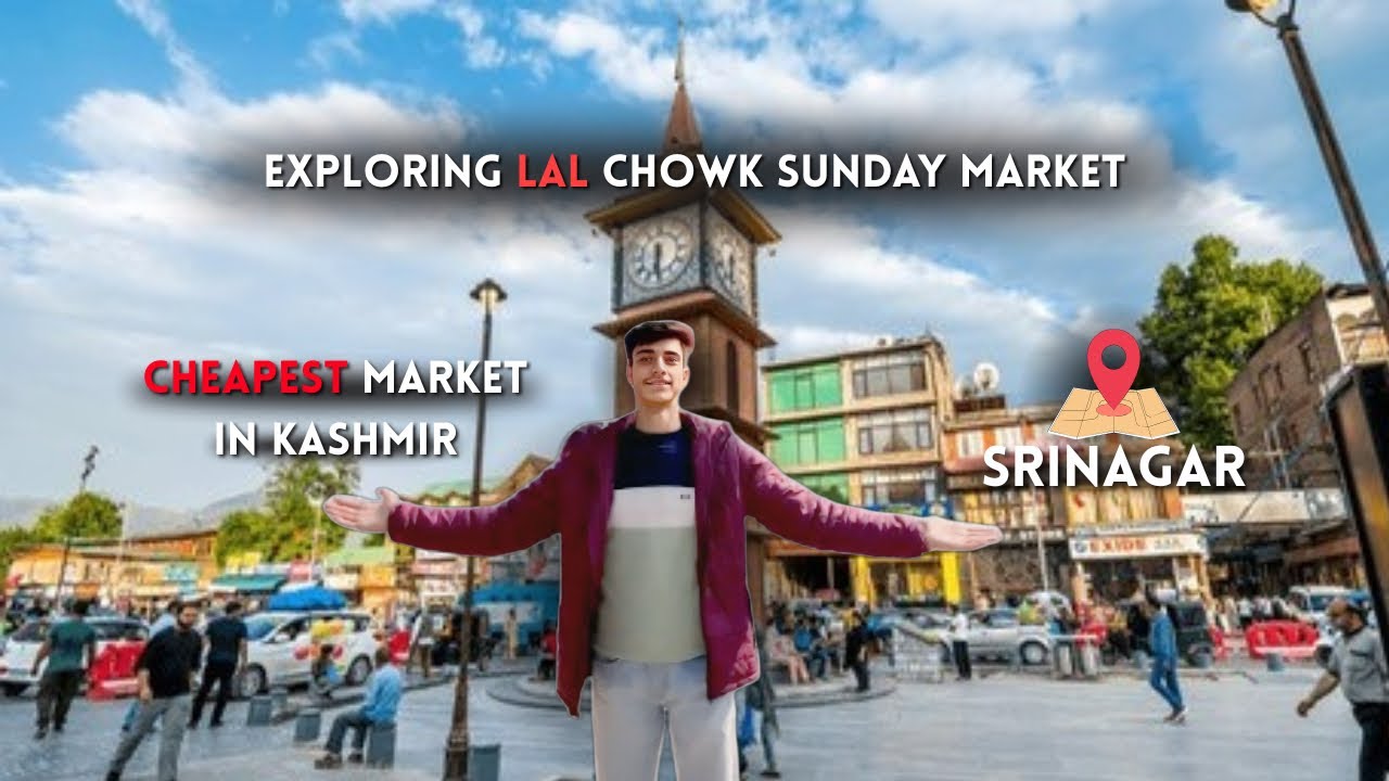 Exploring Famous Lal Chowk Sunday Market Srinagar🛍️