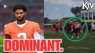 Shedeur Sanders DOMINATED Browns CAMP TODAY in front of Todd Monken
