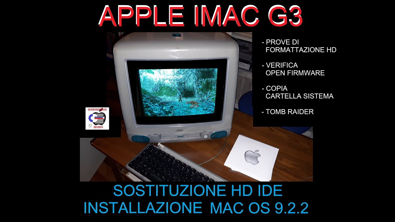 IMAC G3 APPLE CAMBIO HD HARDDISK - MAC OS 9.2.2 - OPENFIRMWARE