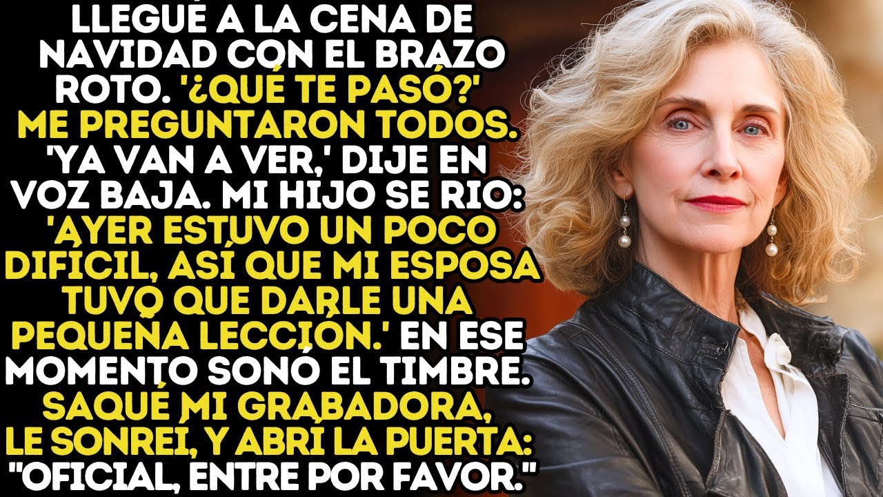 “Mi Esposa Le Dio Una Lección”, Dijo Mi Hijo Cuando Me Senté A La Mesa Con El Brazo Roto…