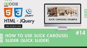 How To Use Slick Slider To Create A Carousel | Slick Slider Demo Example