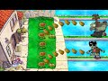 Melon-pult Tall-nut vs All Zombies - New Plants vs Zombies Hack Survival Endless