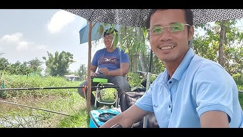 Cuối tuần thư giản với anh em có cùng đam mê câu cá rô đồng và cá thác lác