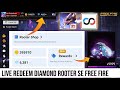 How To Use Rooter App For Free Fire Diamonds | Rooter App Se Diamond Redeem Kaise Kare